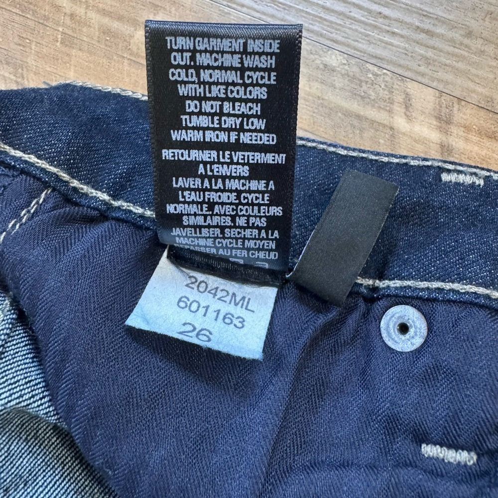 PARKER SMITH Bombshell Horizon High Rise Cropped Jeans Dark Indigo, size 26 NWT - Picture 8 of 16